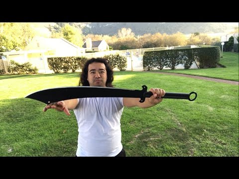 Cold Steel Chinese War Sword Machete How to use