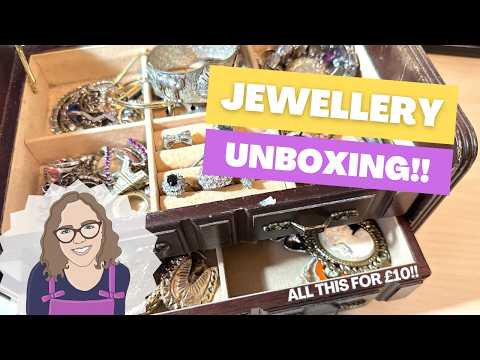 I Took a Chance on a £10 Vintage Jewellery Box At The Car Boot… and Struck Gold! ✨