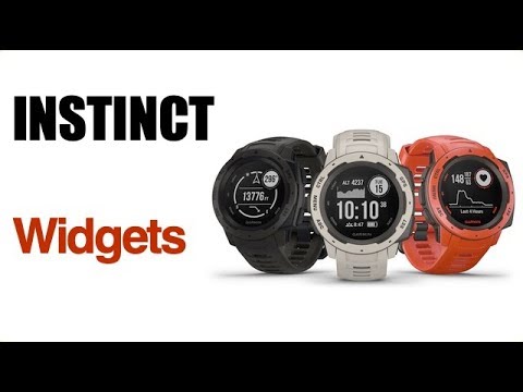 Garmin Instinct - How To Add Or Remove Widgets