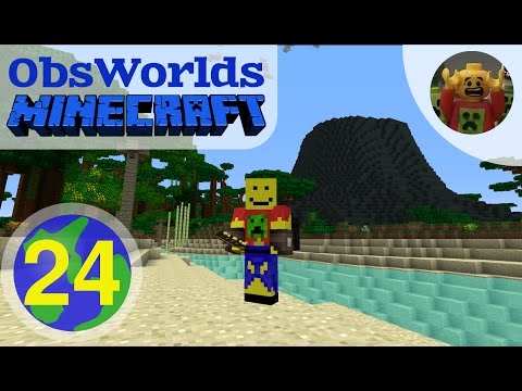 Jim Plays ObsWorlds Minecraft E24 - Tropical Travels