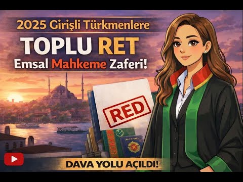 2025 yılında Türkiye'ye Giriş Yapan Türkmenistan Vatandaşları Ev Hizmetleri Affından Faydalanabilir Mi? Video