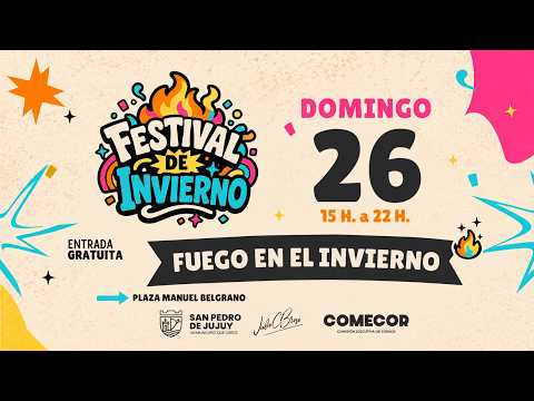 ❄️ FESTIVAL DE INVIERNO | DOMINGO 26 DE JULIO | GRAN CIERRE ❄️