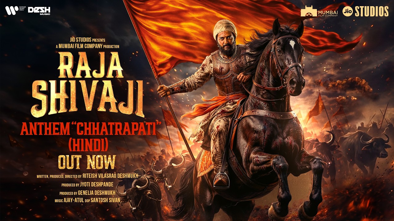 Raja Shivaji Anthem ‘Chhatrapati’ | Hindi | Riteish D | Ajay – Atul | In Cinemas 1 May