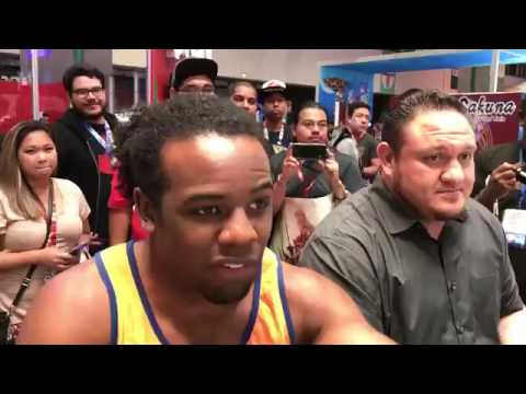 WWE SUPERSTAR SAMOA JOE vs. AUSTIN CREED: Tekken 7 at E3 2017!