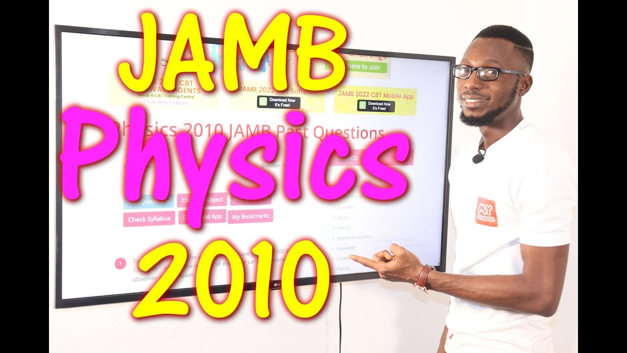 JAMB CBT Physics 2010 Past Questions 1 - 20