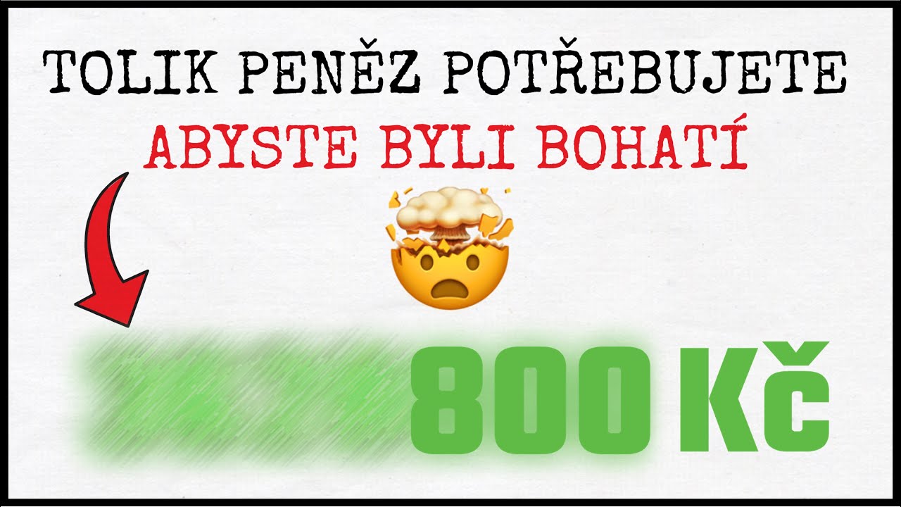 Kolik peněz potřebuješ, abys byl "pracháč"? | Finanční svoboda není pro každého 😢