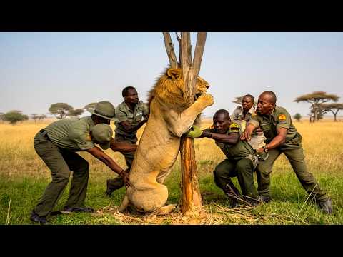 Löwe starb 3 TAGE lang in der Falle... Was diese Menschen taten ist UNGLAUBLICH!