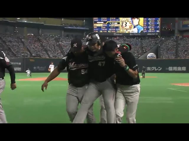 【7回表】名手クルーズ まさかの途中交代でマリーンズに衝撃...!! 2015/10/10 CS 1st F-M