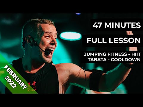 February 2022 Compilation - Jumping Fitness (Fusion) - [47 MINUTES - FULL LESSON - VOICE CUEING]