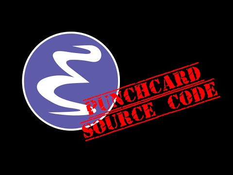 Emacs punchcard - code commentary