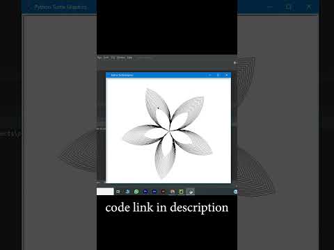 Drawing With Python Flower House_of_robots Python