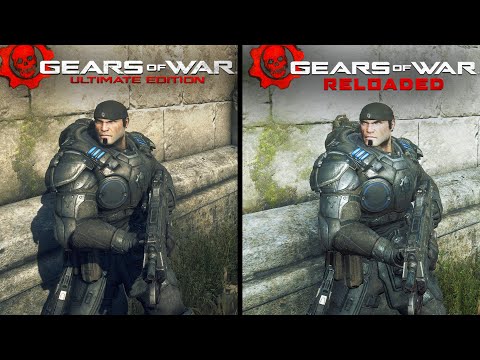 Gears of War Reloaded vs Ultimate Edition - Physics and Details Comparison