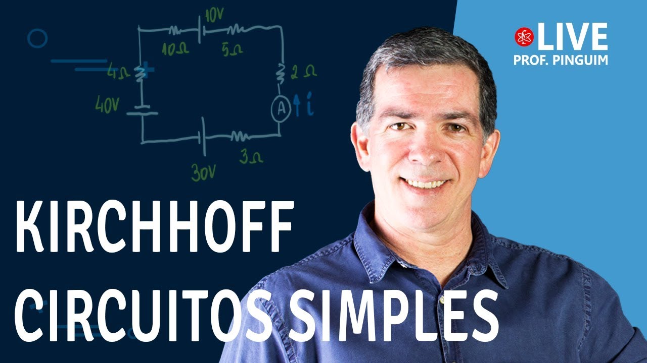 Leis de Kirchhoff - Exercícios - Prof Pinguim