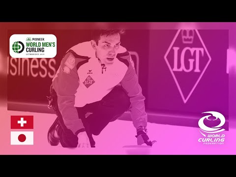 Switzerland v Japan - round robin - Pioneer Hi-Bred World Men's Curling Championship 2019