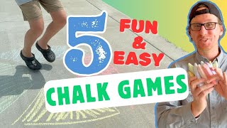 5 Easy Sidewalk Chalk Games for Endless Outdoor Fun