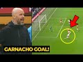Ten Hag furious reaction on Garnacho goal vs Galatasaray | Manchester United News