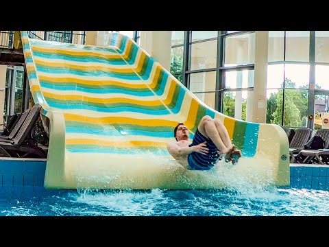 Family Slide at AquaPalota (Aquapalace) Gyula