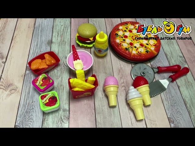 Набор Funny food Lanson Toys Поход в кафе 29предметов - видео