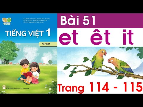 Tiếng việt lớp 1 kết nối tri thức bài 51
