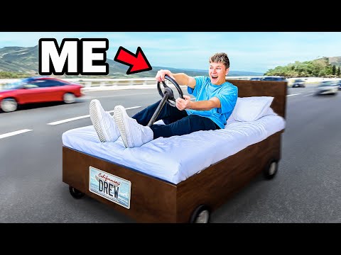 I Turned my Bed into a Race Car!