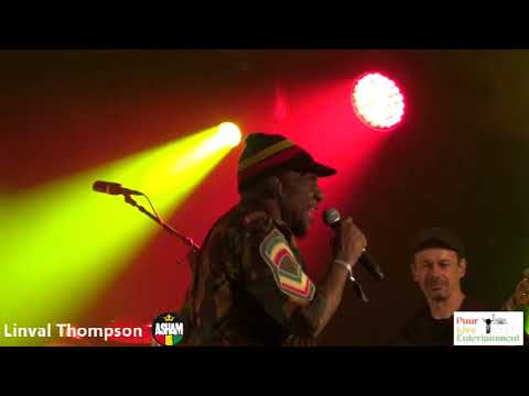 Linval Thompson & Asham Band at Heroes in the Park in Eeklo