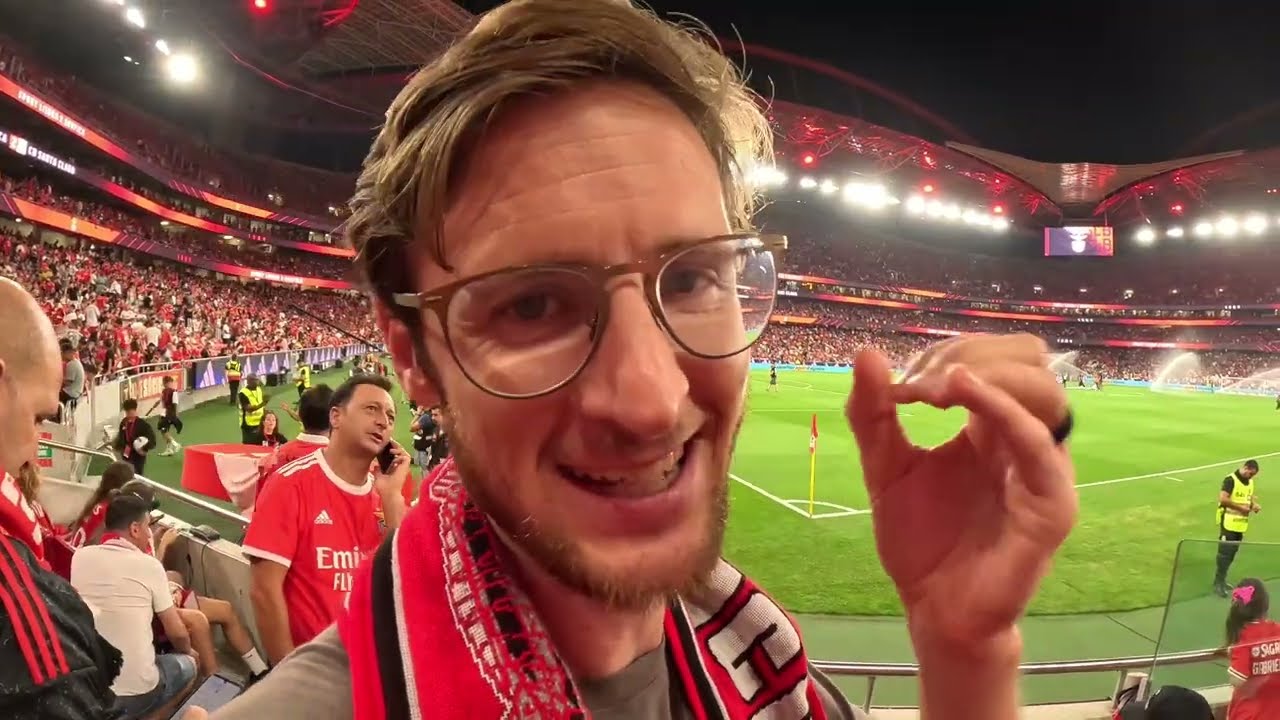 American Soccer Fan Experiences BEST STADIUM in Portugal - Benfica v Santa Clara