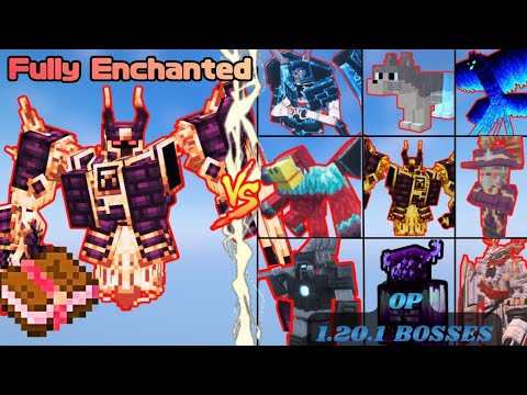 Fully Enchanted Apotheosis Ignis vs OP 1.20.1 Bosses