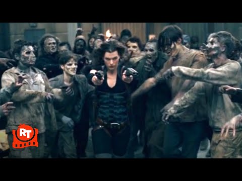 Resident Evil: Afterlife (2010) - Zombies Overrun the Prison Scene | Movieclips