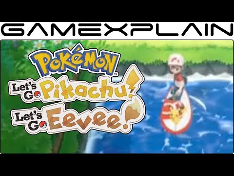 Pokémon Let's Go Pikachu & Eevee - Surfing Pikachu & HM Replacement Revealed + New Moves!