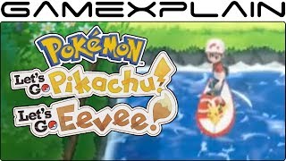Pokémon Let's Go Pikachu & Eevee - Surfing Pikachu & HM Replacement Revealed + New Moves!