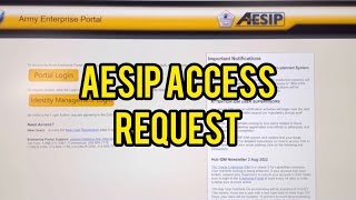 AESIP | Access request