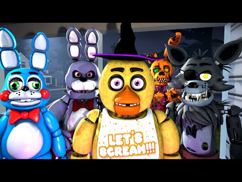 Então é Halloween na pizzaria... (ANIMAÇÃO FNAF)