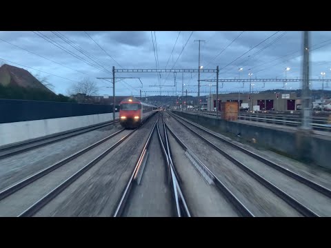 Führerstandsmitfahrt IC Bern - Zürich HB