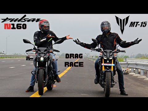 Yamaha MT15 2.0 VS Pulsar N160 DRAG RACE