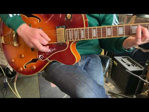 Immagine VIDEO- Epiphone by GIBSON Joe Pass EMPEROR 1994 Korea - VS Vintage Sunburst - Japan import - 16