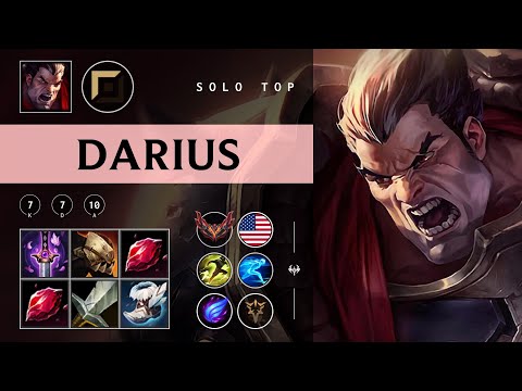 Darius Top vs Tryndamere - NA Grandmaster Patch 25.24