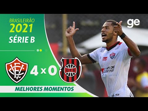 Gols e lances de Vitória x Brasil de Pelotas