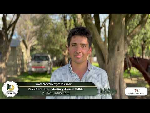 15-04-26 - Blas Doartero - Martín y Alonso S.R.L. - Laprida, Bs.As.