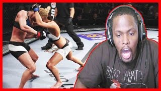 WHY HE SO SALTY?? - UFC 2 Gameplay w/ Twitch Subs Pt.7