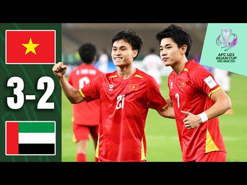 VIETNAM strike in extra-time – and march on! | Vietnam - UAE | Highlights | AFC U23 Asian Cup™