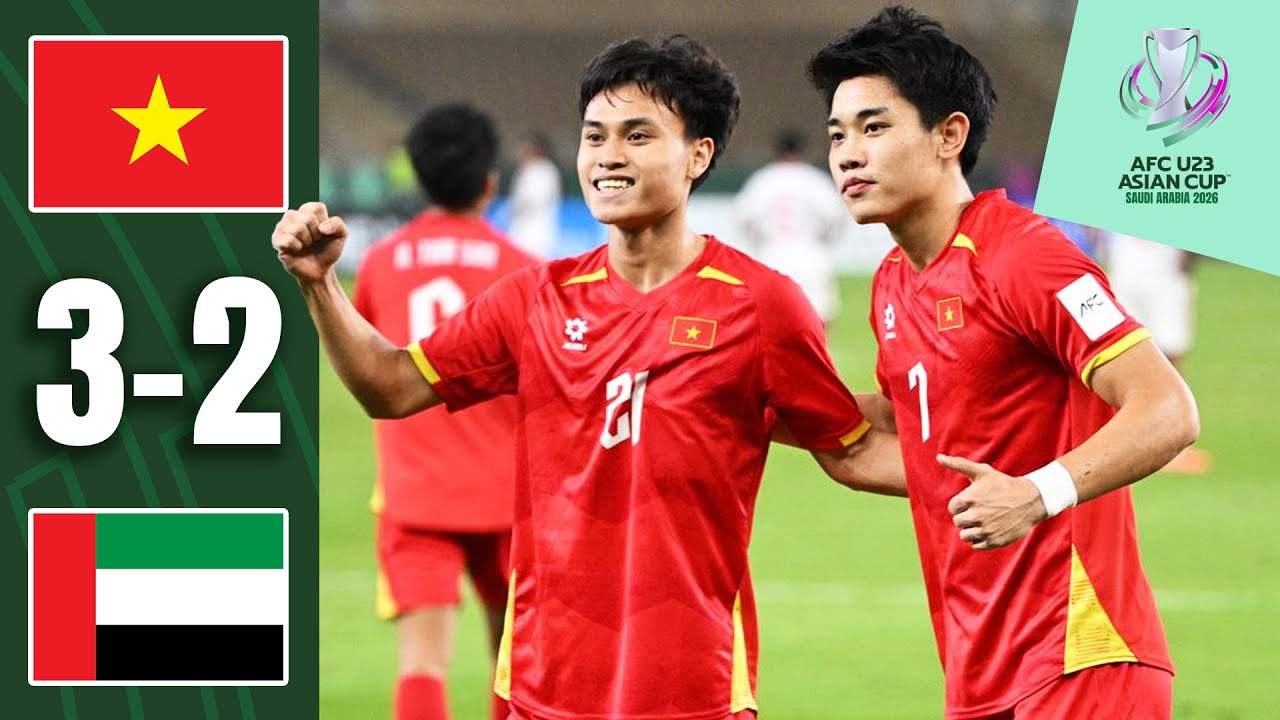 Vietnam U23 vs United Arab Emirates U23 Highlights