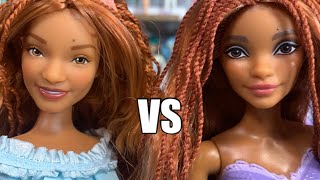 NEW ARIEL DOLLS: WHICH IS BETTER?! DISNEY THE LITTLE MERMAID 2023 LIVE ACTION DOLL REVIEW
