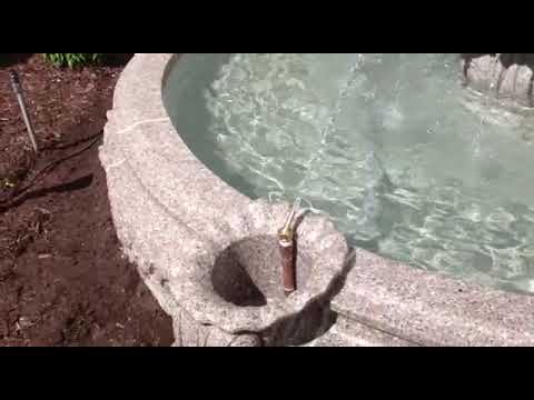 Brown outdoot stone fountain, for garden, size: 8 ft