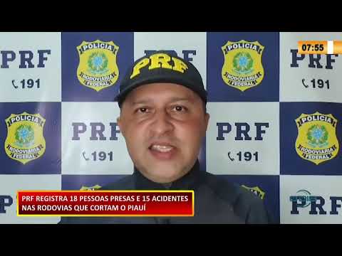 Operação da PRF prende 18 pessoas e contabiliza 15 acidentes durante feriado 14 10 2020