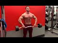 Upright Rows + pose down with my brother Anthony