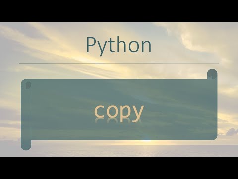 Python Modules 15 Copy Module Python Shallow And Deep Copy Operations