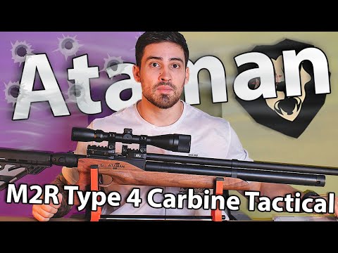 PCP Ataman M2R Type 4 Carbine Tactical 615C/RB (5.5 мм) видео обзор