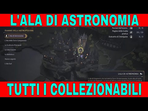 Hogwarts Legacy L'ala di Astronomia Tutti i collezionabili