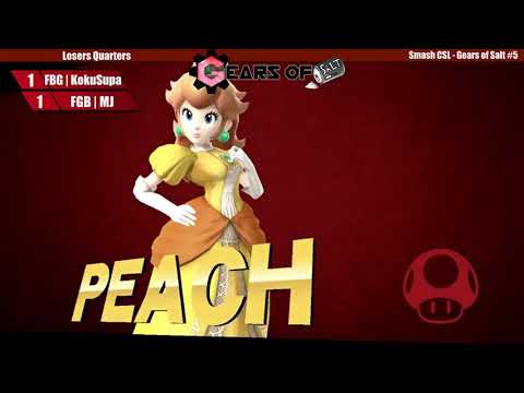 Gears Of Salt #5 - FBG|KokuSupa (Peach) VS FBG|MJ (Samus) - Losers Top 8