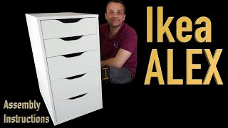 Ikea ALEX Drawer unit assembly instructions